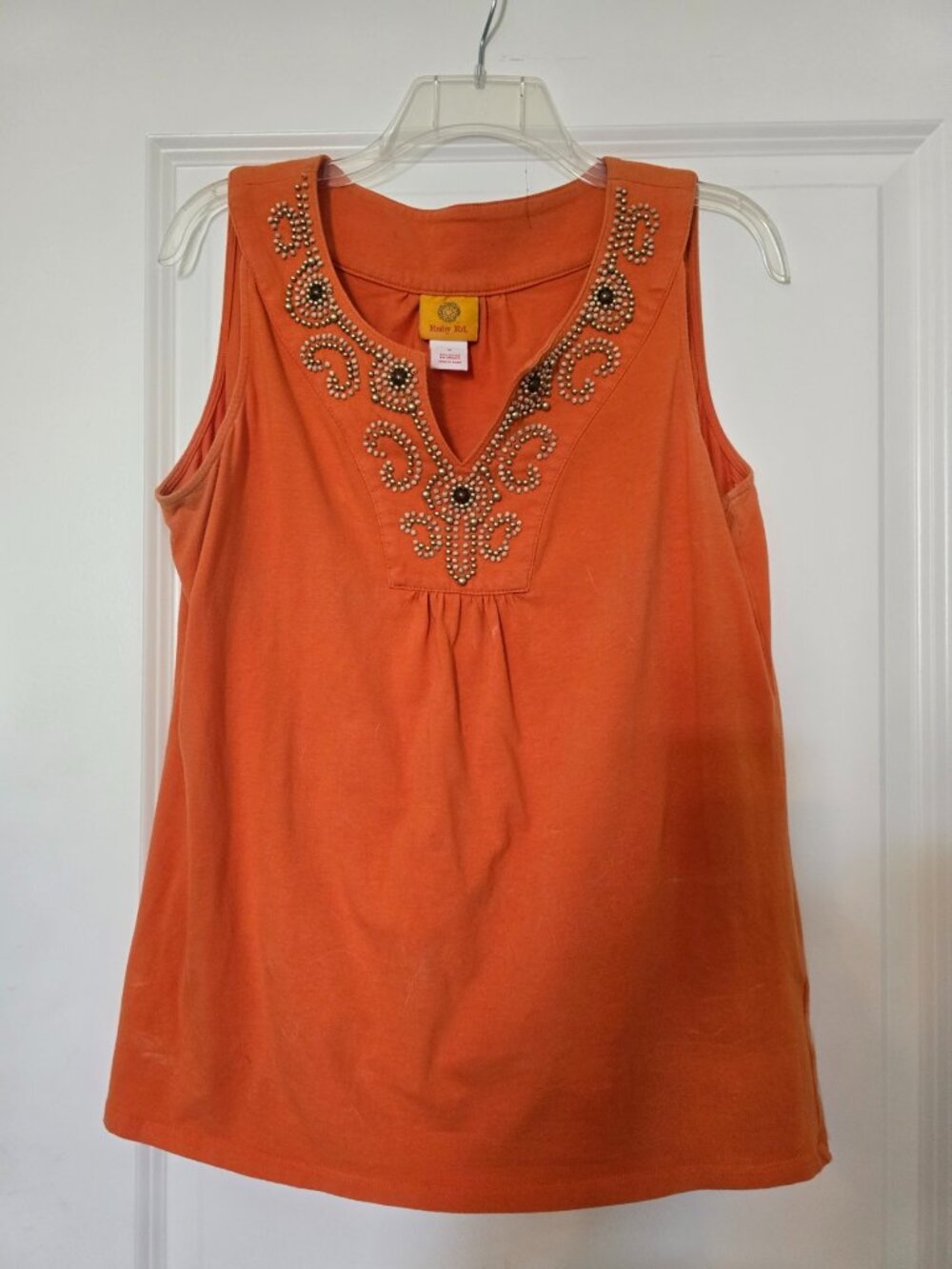 Ladies embellished sleeveless top